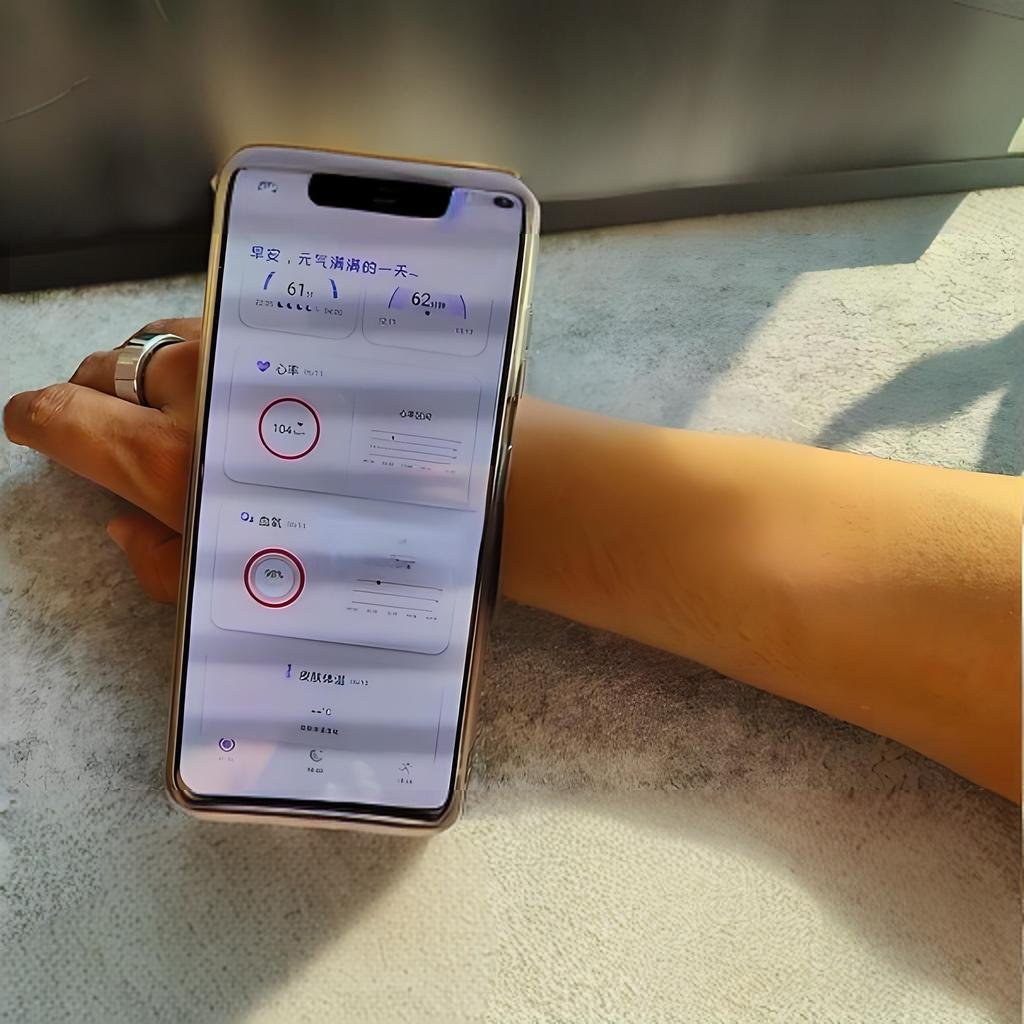 smart ring Heart Rate and Blood Oxygen Measurement