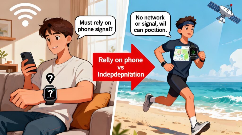 Differences in Location Tracking Between GPS Smartwatches and Regular Watches