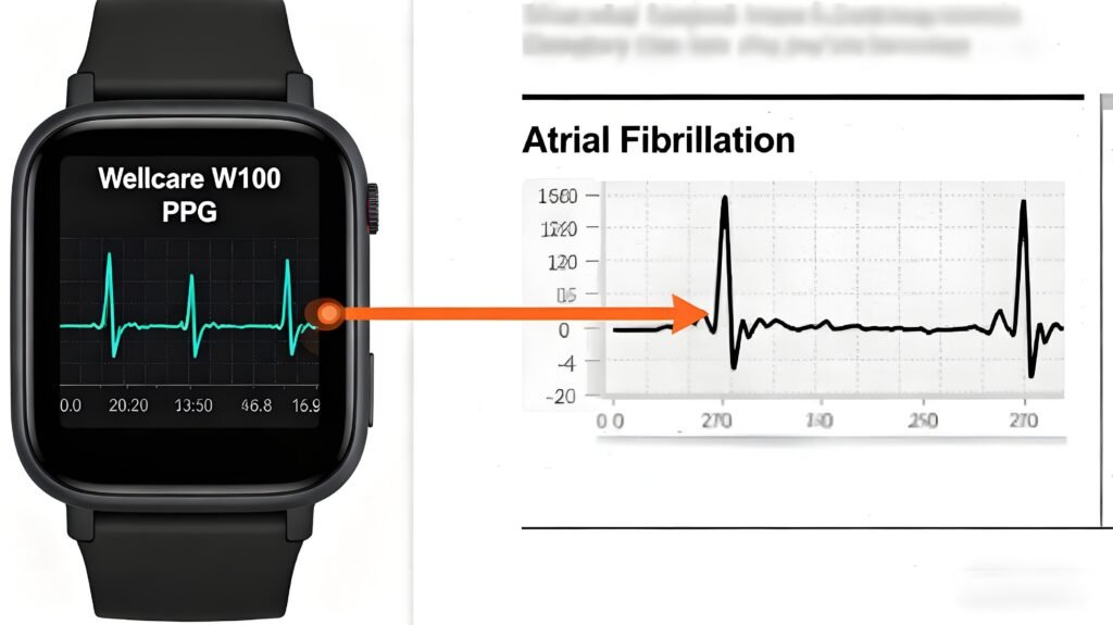 Smartwatch monitoring data provides effective reference for physician diagnosis.