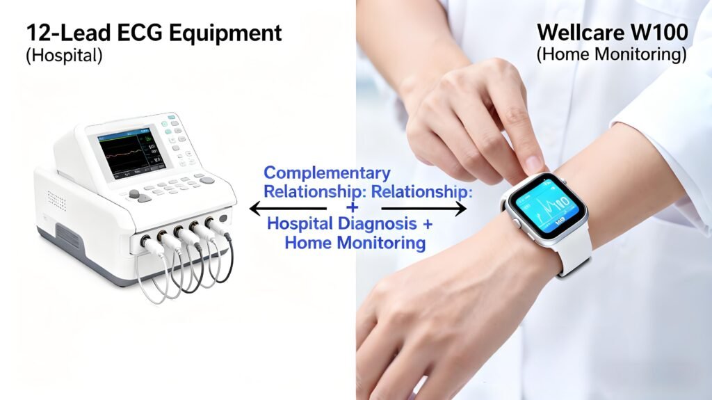 Wellcare Smartwatch Replaces Traditional Medical Devices for Daily Monitoring