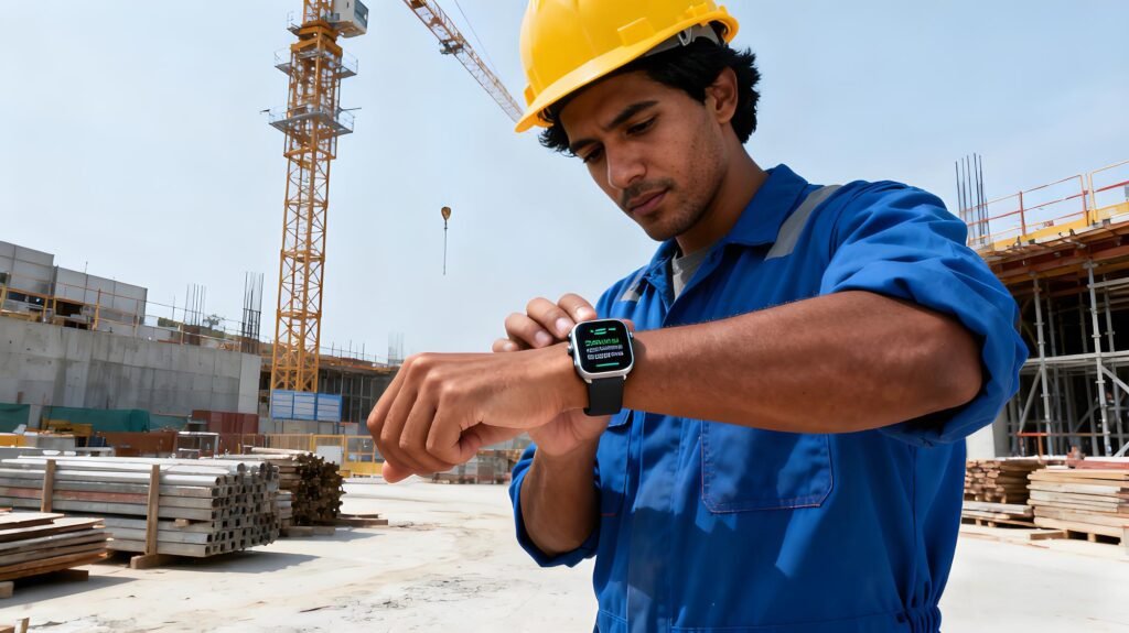 smart wearables in construction