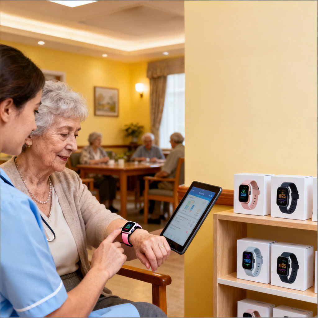 Bulk procurement of smartwatches for the elderly by care homes