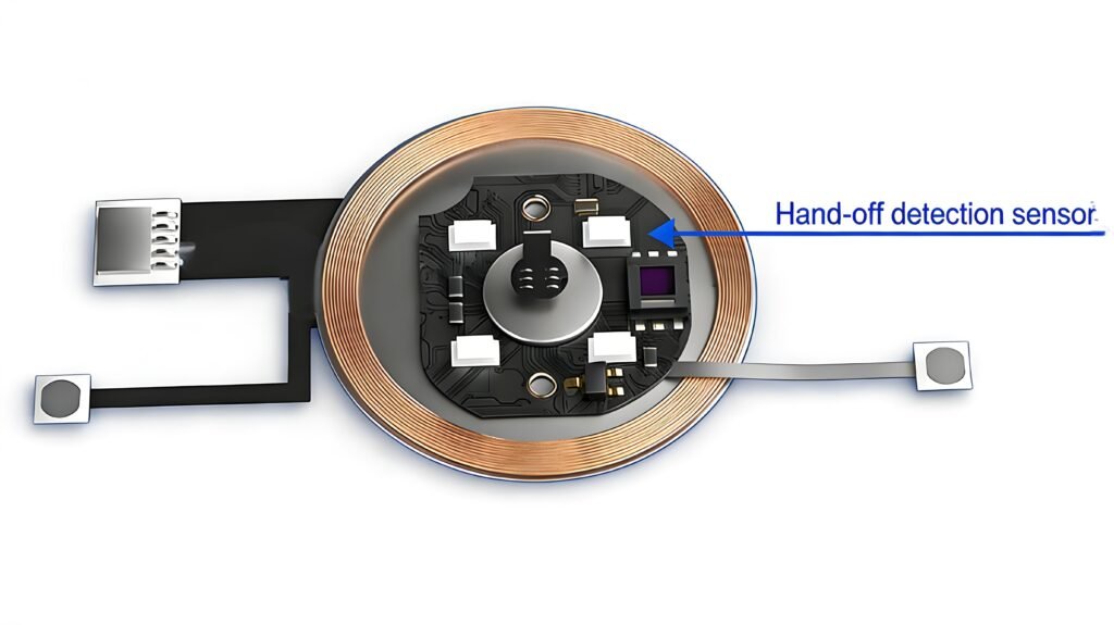 Close-up image of the sensor