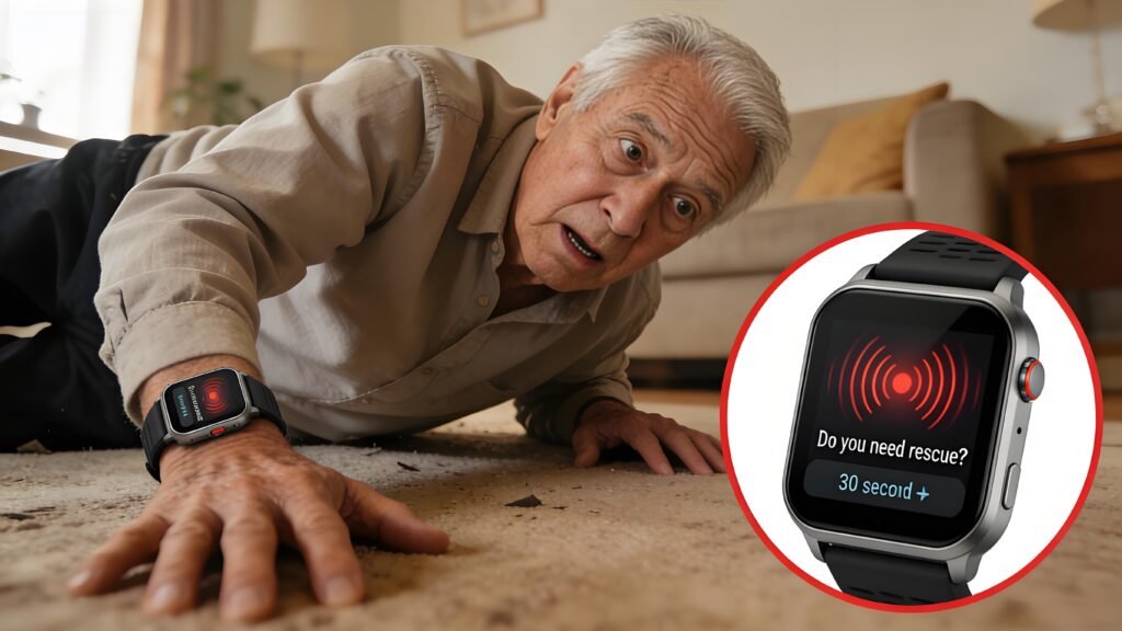 medical alert watch for seniors with fall detection