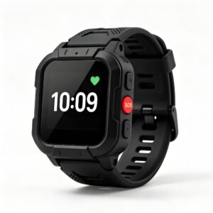 Wearable fall detection watch with automatic sensor and GPS tracking, professional fall sensor watch for personal safety.