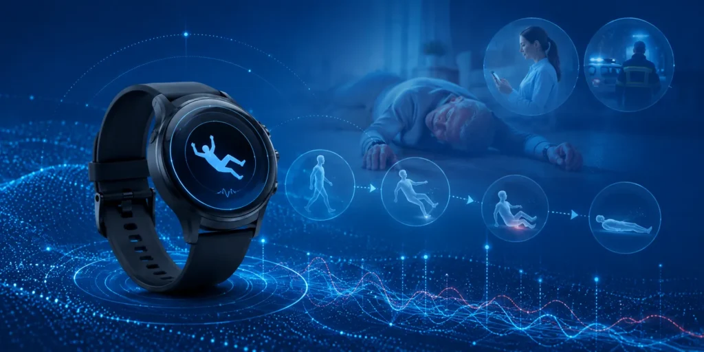 how does fall detection work in a watch