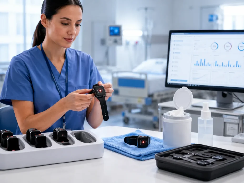 Medical alert watch evaluated for long-term hospital deployment