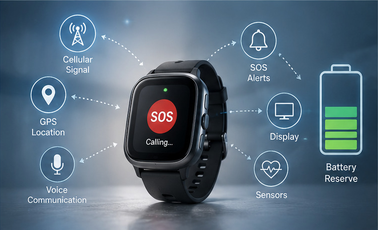 medical alert watch battery life