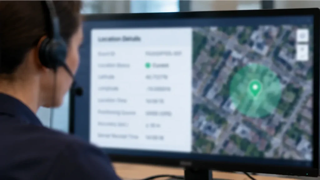 GPS fall alert location data validation