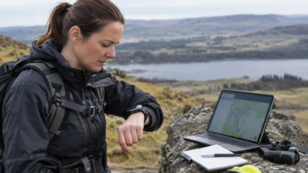 GPS watch accuracy testing for a personal safety wearable