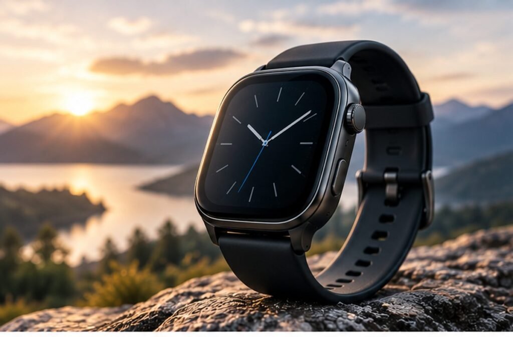 Smartwatch hardware components including display PCB processor battery sensors and enclosure