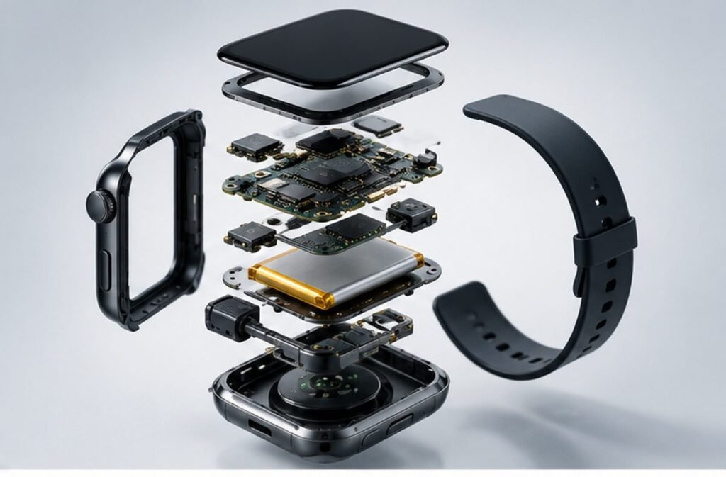 How smartwatch product requirements translate into hardware component decisions