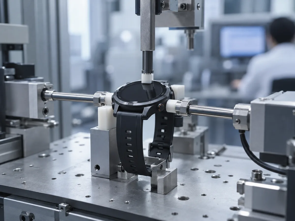 Smartwatch durability and lifecycle testing