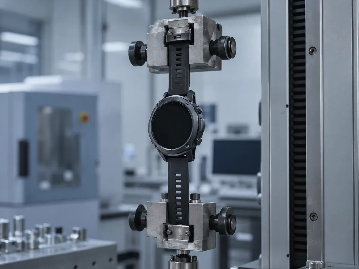 Smartwatch mechanical reliability and strap strength testing