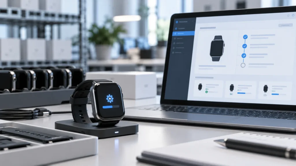 Wearable device provisioning for connected care deployment